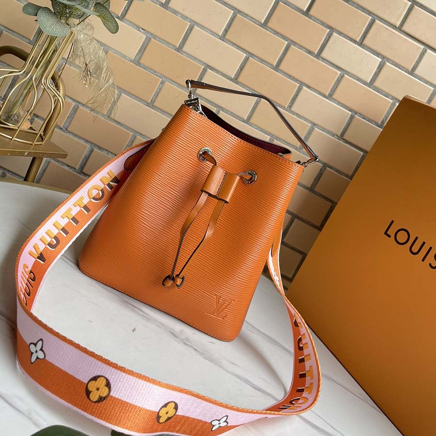 Replica Louis Vuitton Neonoe Bb Blue/Beige/Orange