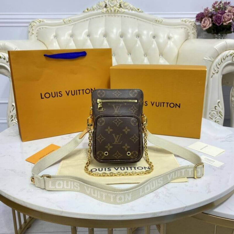 Replica Louis Vuitton Monogram Utility Phone Sleeve M80746