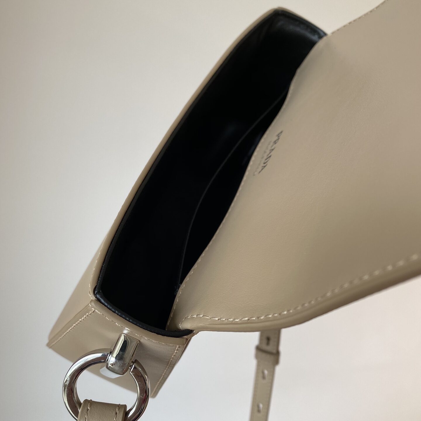 Replica Prada Saffiano Leather Identity Shoulder Bag