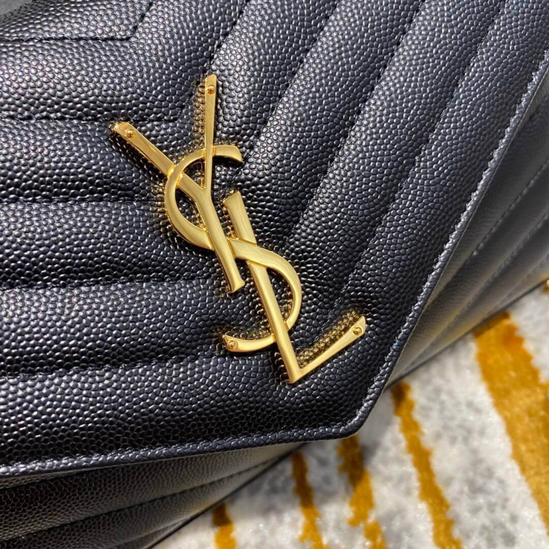 Replica Saint Laurent Monogram Envelope Chain Wallet 377828