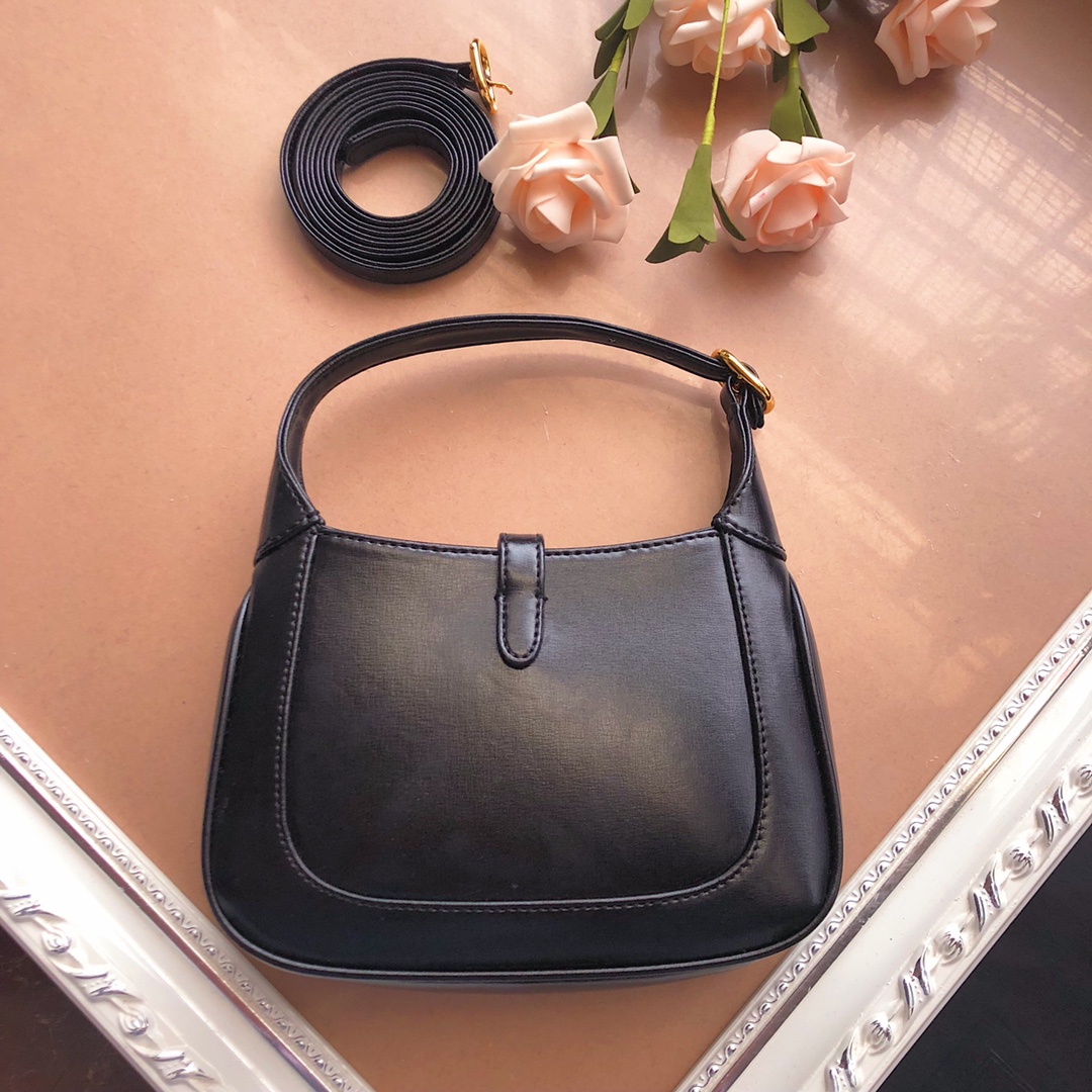 Replica Gucci Jackie 1961 Mini Shoulder Bag 637092 Black/White/Red