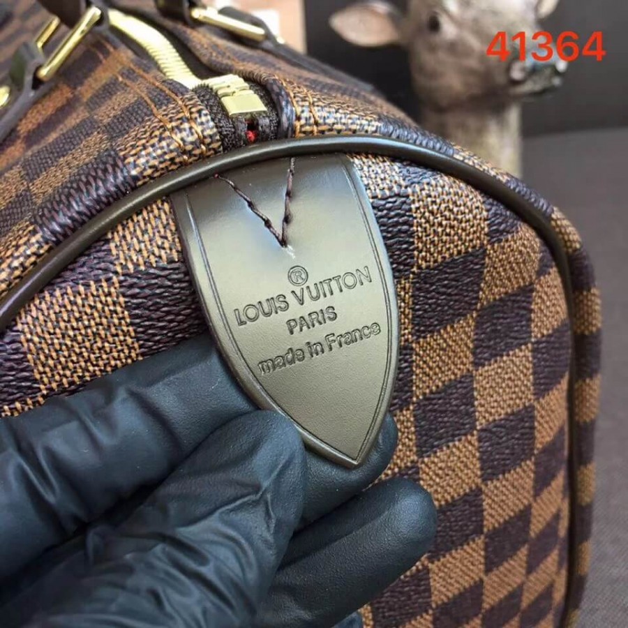 Replica Louis Vuitton Damier Ebene Canvas Speedy 30 N41364