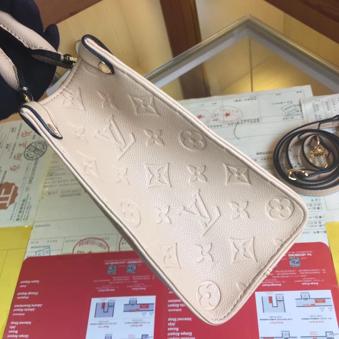 Replica Louis Vuitton Onthego Pm M45653 Black/Beige/Pink