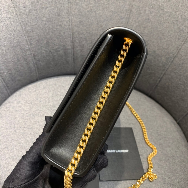 Replica Saint Laurent Smooth Calfskin Medium Classic Monogram Kate Tassel Satchel 354119