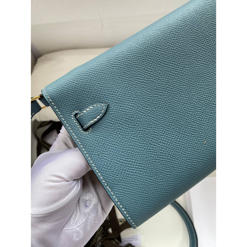Replica Hermes Kelly Wallet To Go Woc 499041 Blue