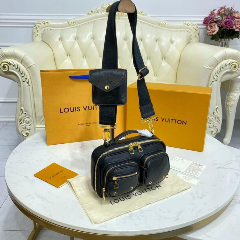 Replica Louis Vuitton Calfskin Leather Utility Crossbody M80450