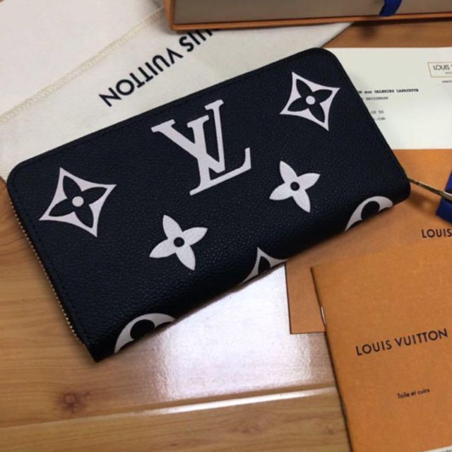Replica Louis Vuitton Monogram Empreinte Leather Zippy Wallet M80481
