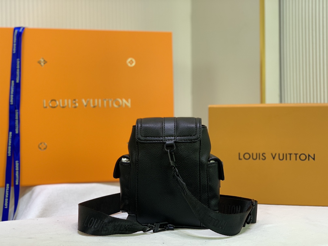 Replica Louis Vuitton Christopher Xs Black/Blue/White