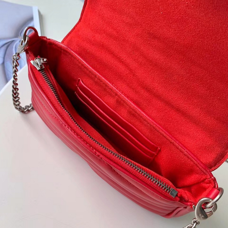 Replica Louis Vuitton New Wave Chain Pochette-M63956 Red