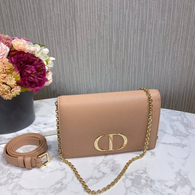 Replica Christian Dior 30 Montaigne 2-In-1 Pouch Grained Calfskin S2086