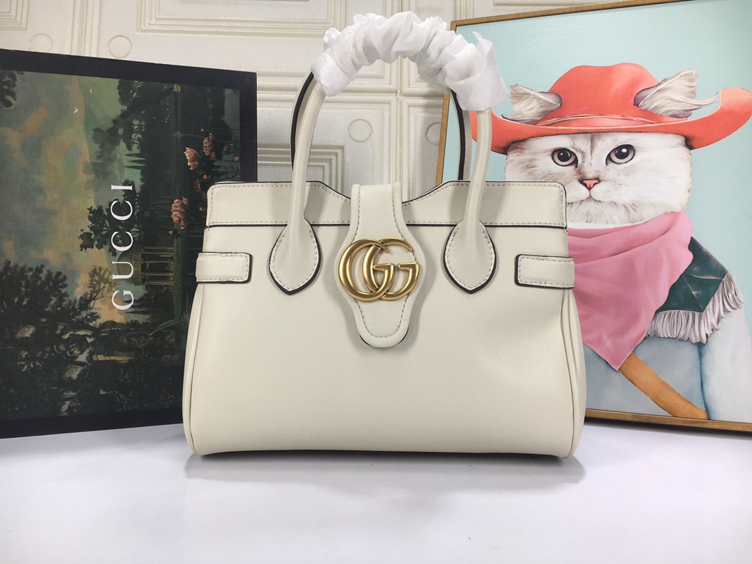 Replica Gucci Small Top Handle Bag With Double G