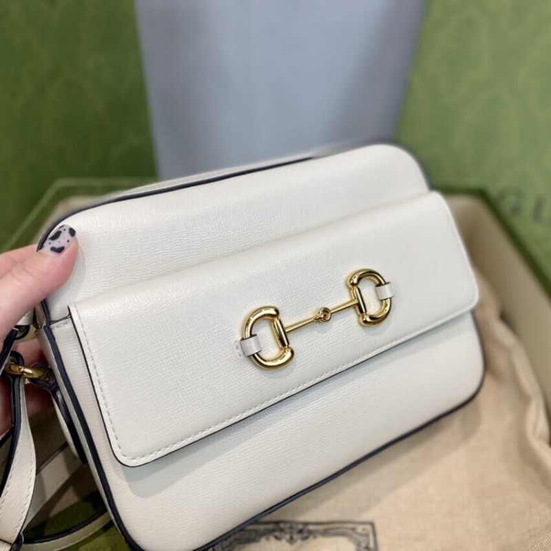 Replica Gucci Horsebit 1955 Small Leather Shoulder Bag 645454