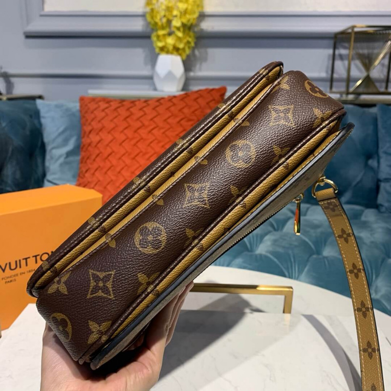 Replica Louis Vuitton Monogram Canvas Pochette Metis M41465
