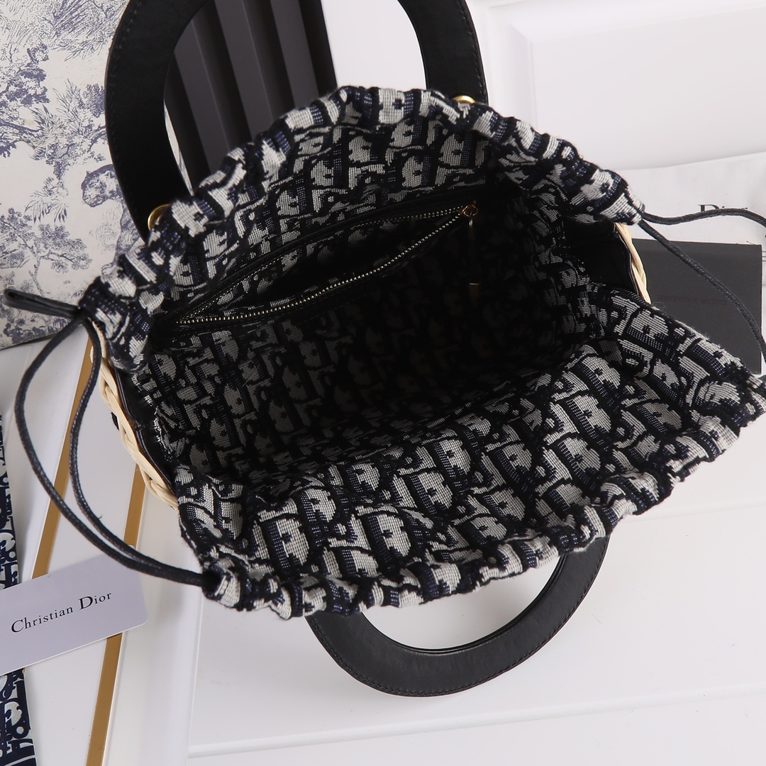 Replica Dior Lady D Bag-Black