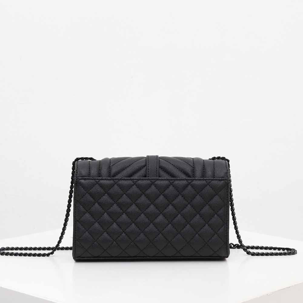 Replica Ysl Envelope Small Bag Embossed Leather 1754
