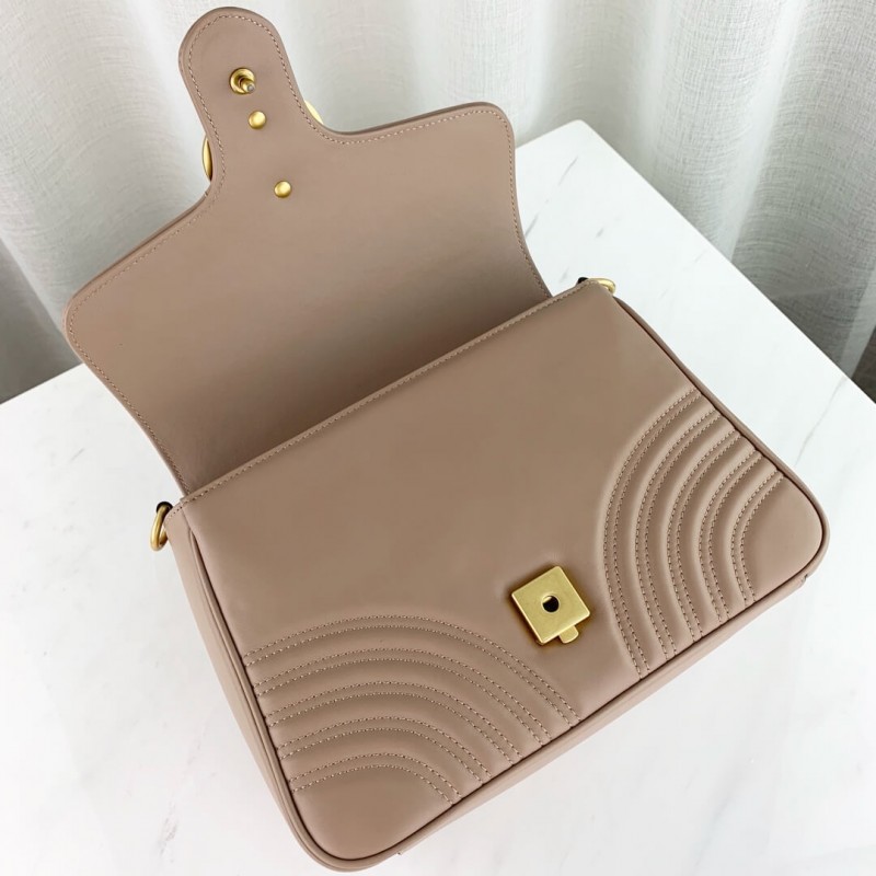 Replica Gucci Gg Marmont Matelasse Top Handle Bag 498110