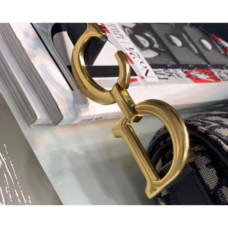 Replica Christian Dior Oblique Saddle Bag M0446