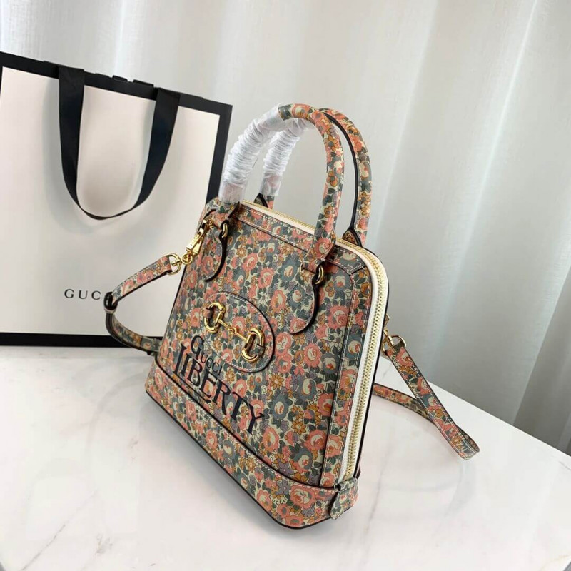 Replica Gucci Horsebit 1955 Liberty London Bag 621220