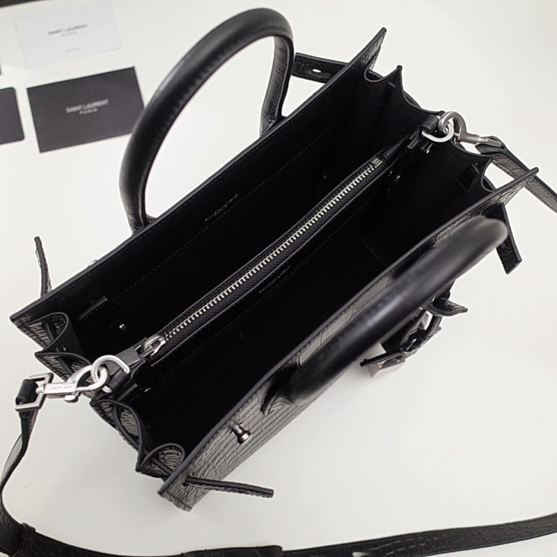 Replica Saint Laurent Sac De Jour Souple Baby In Crocodile Embossed Leather 477477