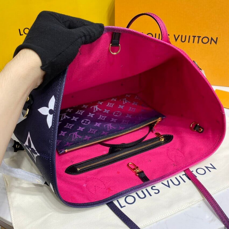 Replica Louis Vuitton Neverfull Mm M20511 Midnight Fuchsia