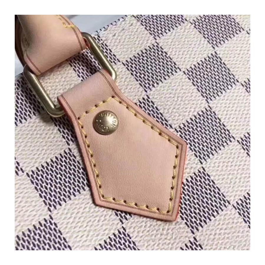 Replica Louis Vuitton Damier Azur Canvas Speedy Bandouliere 30 N41373