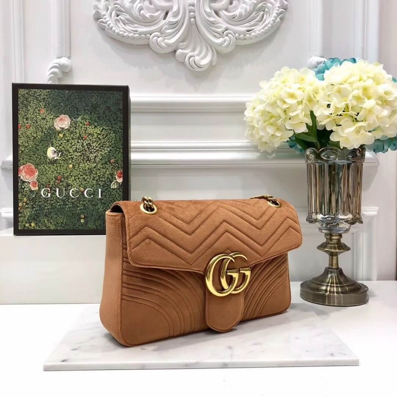 Replica Gucci Gg Marmont Medium Velvet Shoulder Bag 443496