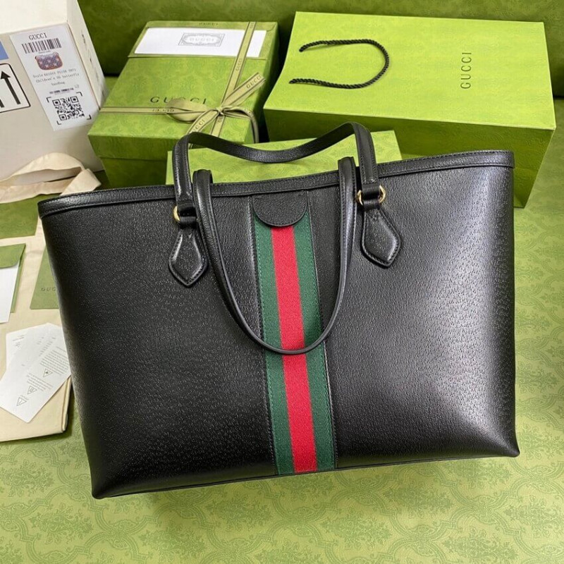 Replica Gucci Ophidia Leather Tote 631685