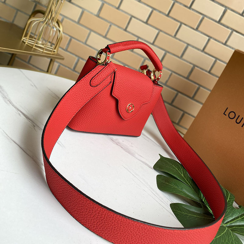 Replica Louis Vuitton Capucines Mini Black/White/Red/Pink/Beige