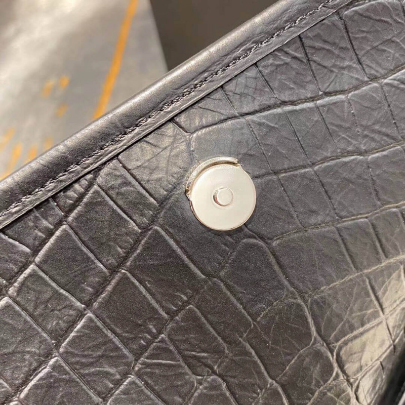 Replica Ysl Saint Laurent Niki Baby In Soft Crocodile-Embossed Leather 533037