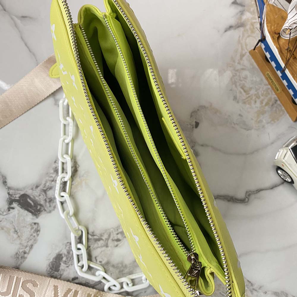 Replica Louis Vuitton Coussin Pm Handbag- Red/Yellow