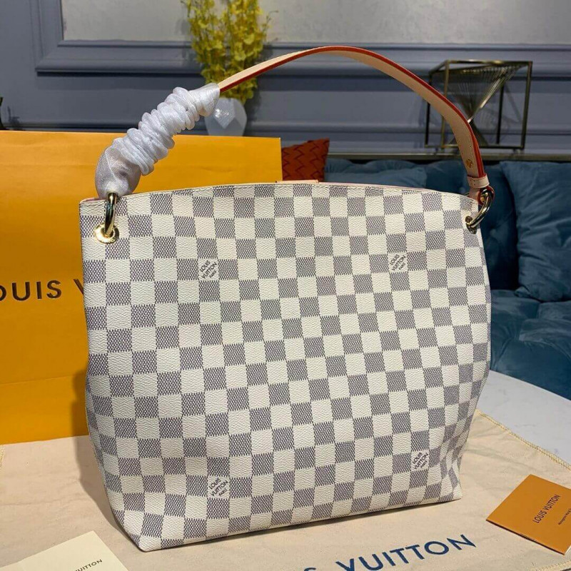Replica Louis Vuitton Damier Azur Canvas Graceful Pm N42249