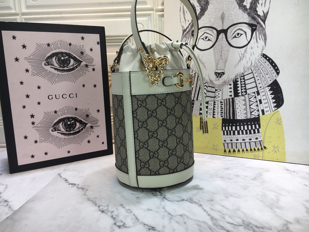 Replica Gucci Horsebit 1955 Small Bucket Bag 637115
