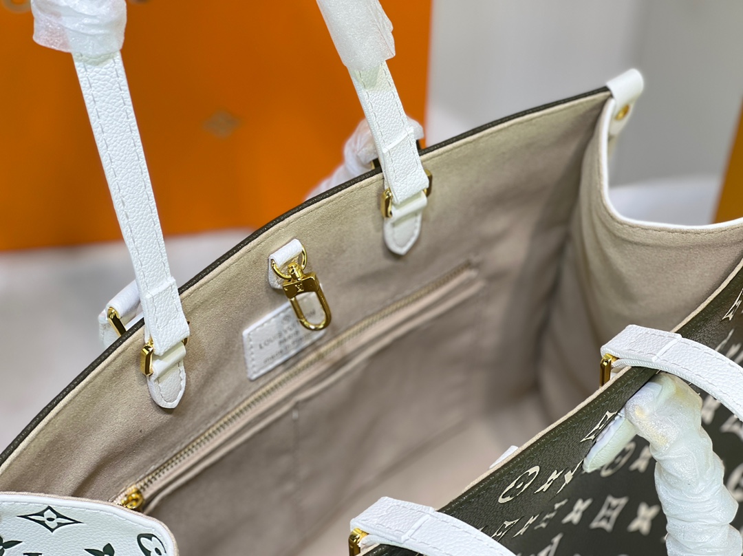 Replica Louis Vuitton Monogram A4 Leather Onthego Totes