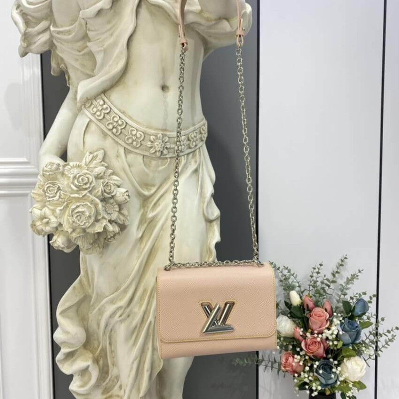 Replica Louis Vuitton Epi Leather Twist Mm M50282 Rose Ballerine