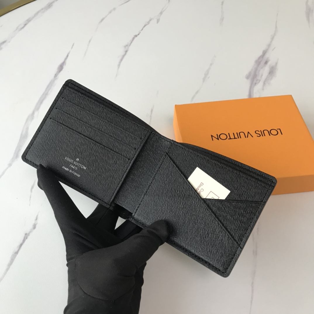 Replica Louis Vuitton Multiple Wallet N40414 White/Blue/Orange