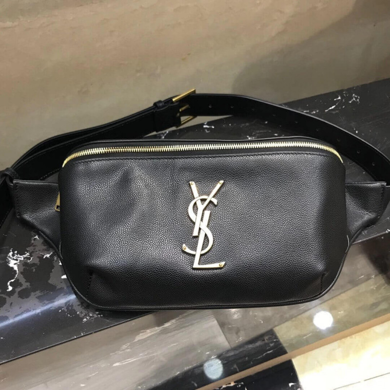 Replica Saint Laurent Ysl Classic Monogram Belt Bag In Grain Leather 569737
