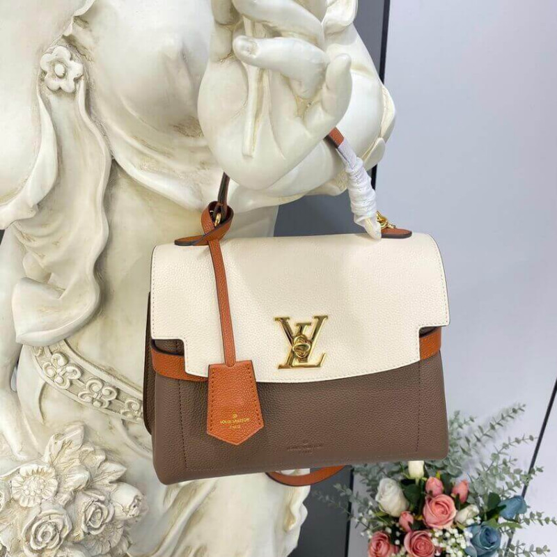 Replica Louis Vuitton Lockme Ever Bb M56645 Smokey/Quartz/Caramel