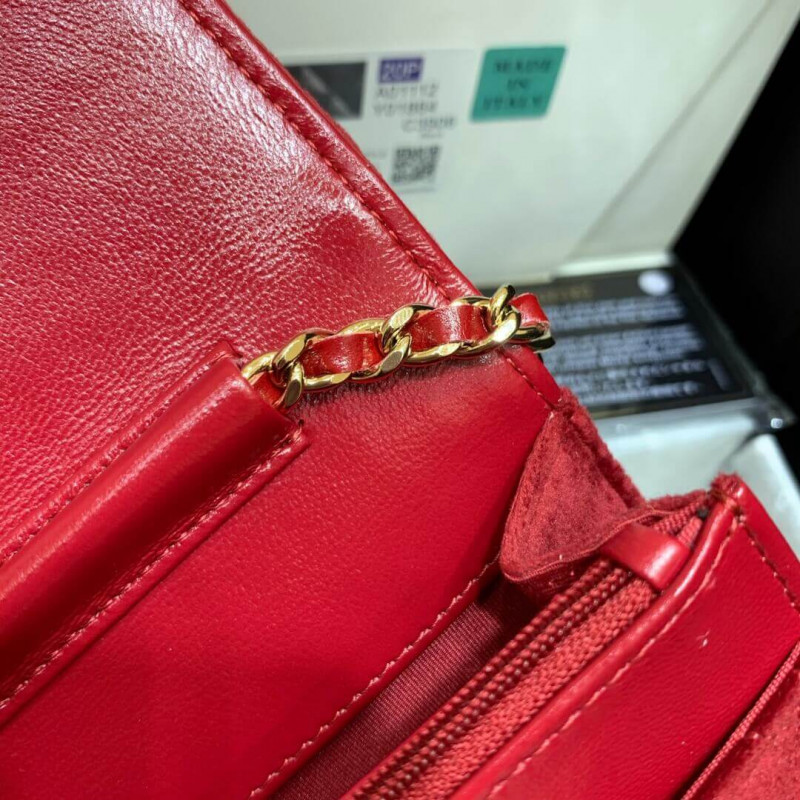 Replica Chanel Woc With Cc Details On Strap Ap1450 In Velvet