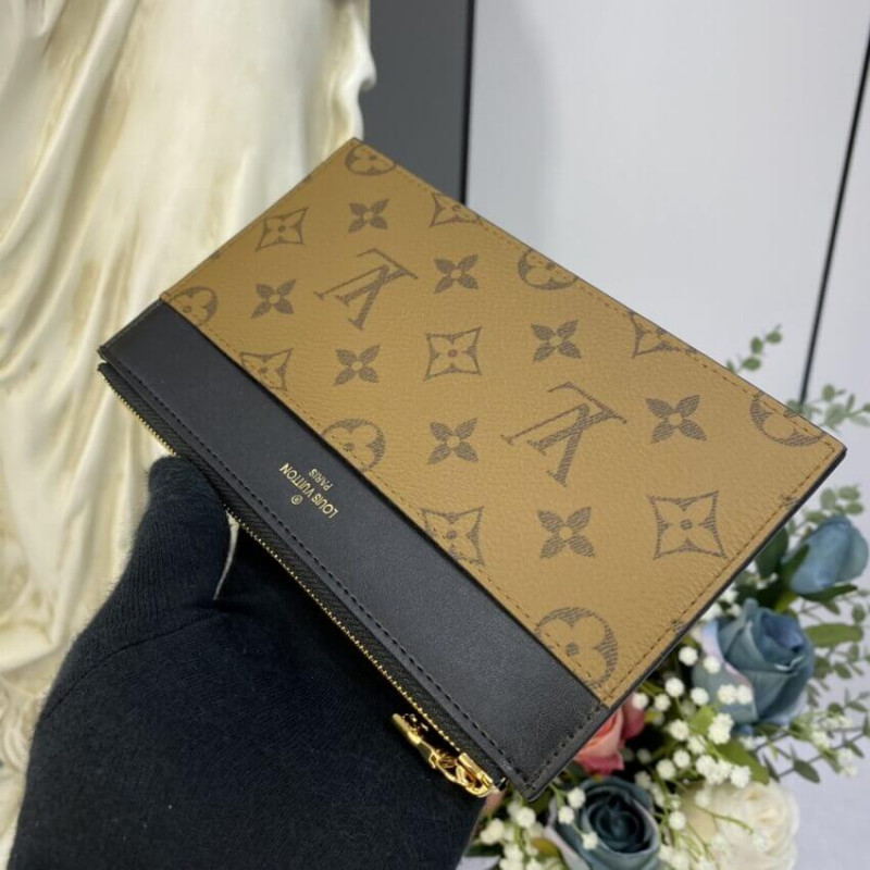 Replica Louis Vuitton Monogram Reverse Slim Purse M80390