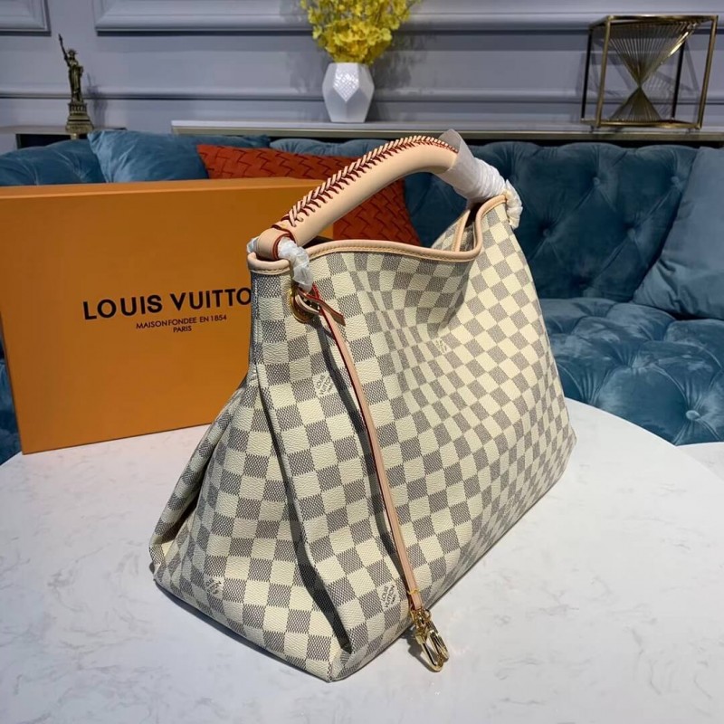 Replica Louis Vuitton Damier Azur Canvas Artsy Mm N40253