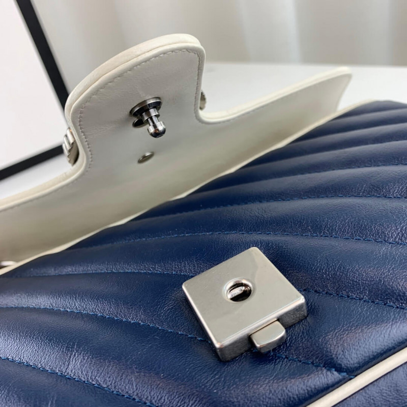 Replica Gucci Gg Marmont Small Shoulder Bag 443497 Blue