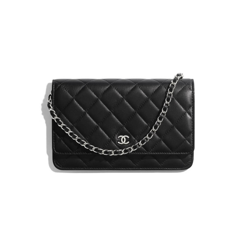 Replica Chanel Classic Lambskin Wallet On Chain Woc Ap0250