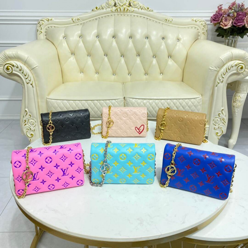 Replica Louis Vuitton Pochette Coussin M80818 Camel Brown