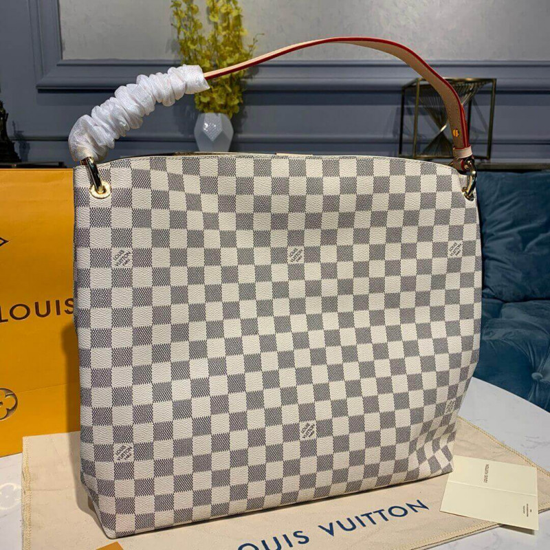 Replica Louis Vuitton Damier Azur Canvas Graceful Mm N42232