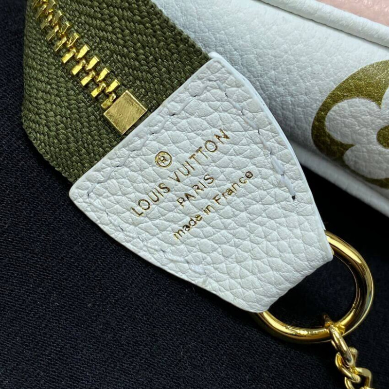 Replica Louis Vuitton Monogram Empreinte Leather Mini Pochette Accessoires M81284