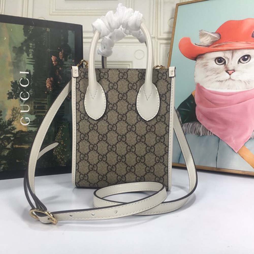 Replica Gucci Mini Tote Bag With Interlocking G 671623