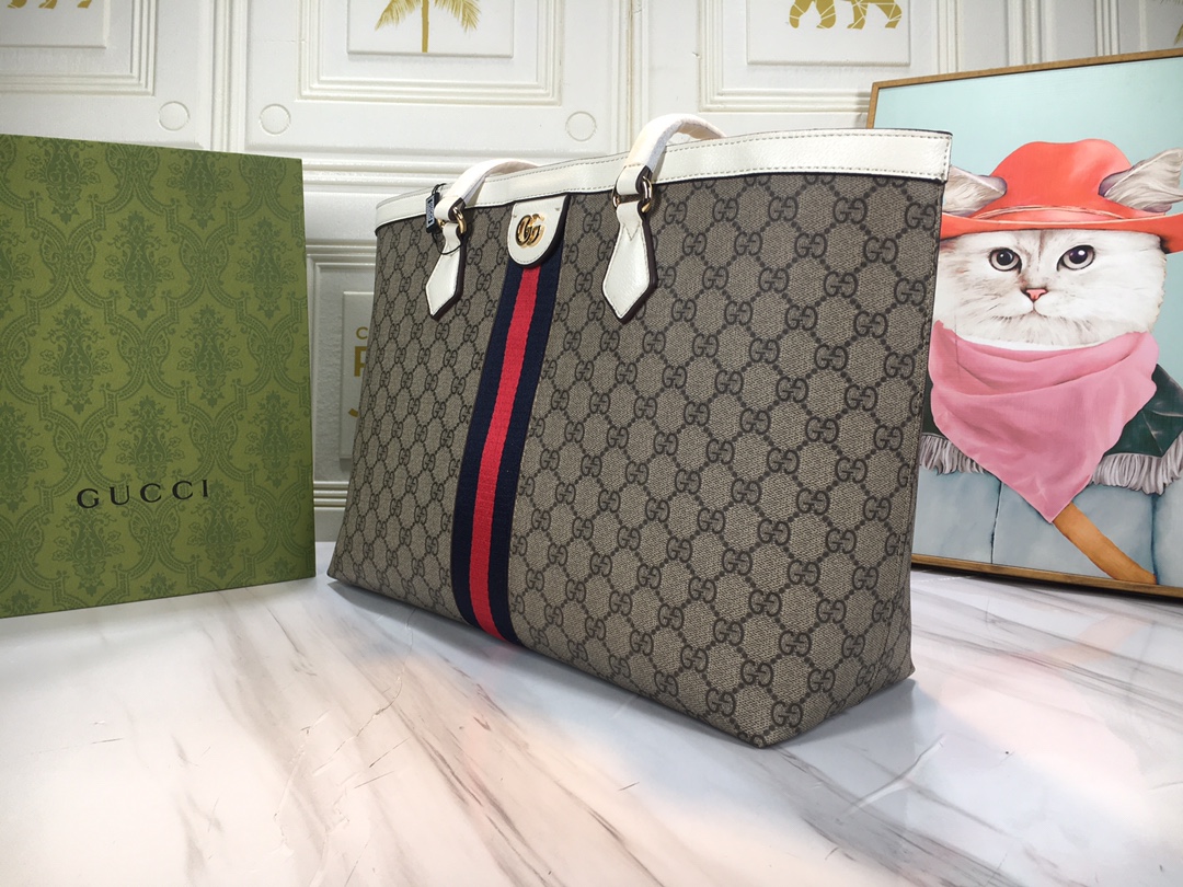 Replica Gucci Ophidia Medium Tote With Web