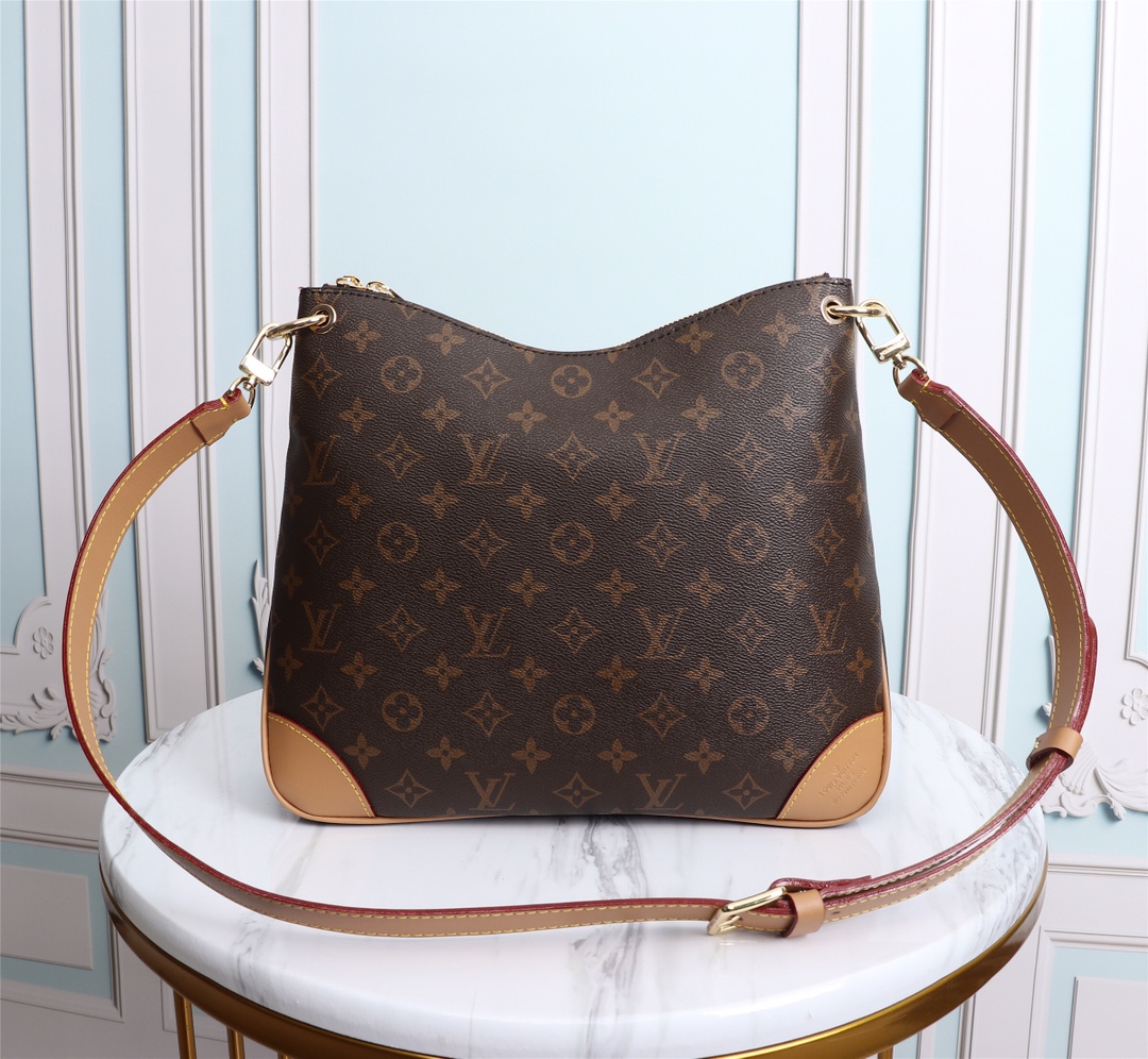 Replica Louis Vuitton Aaa-Odeon Mm M45352 Black/Natural