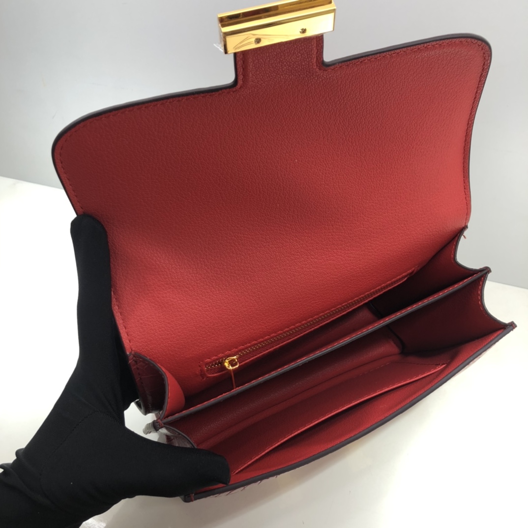 Replica Hermes Constance Crocodile Leather Pattern Cross Body Bag