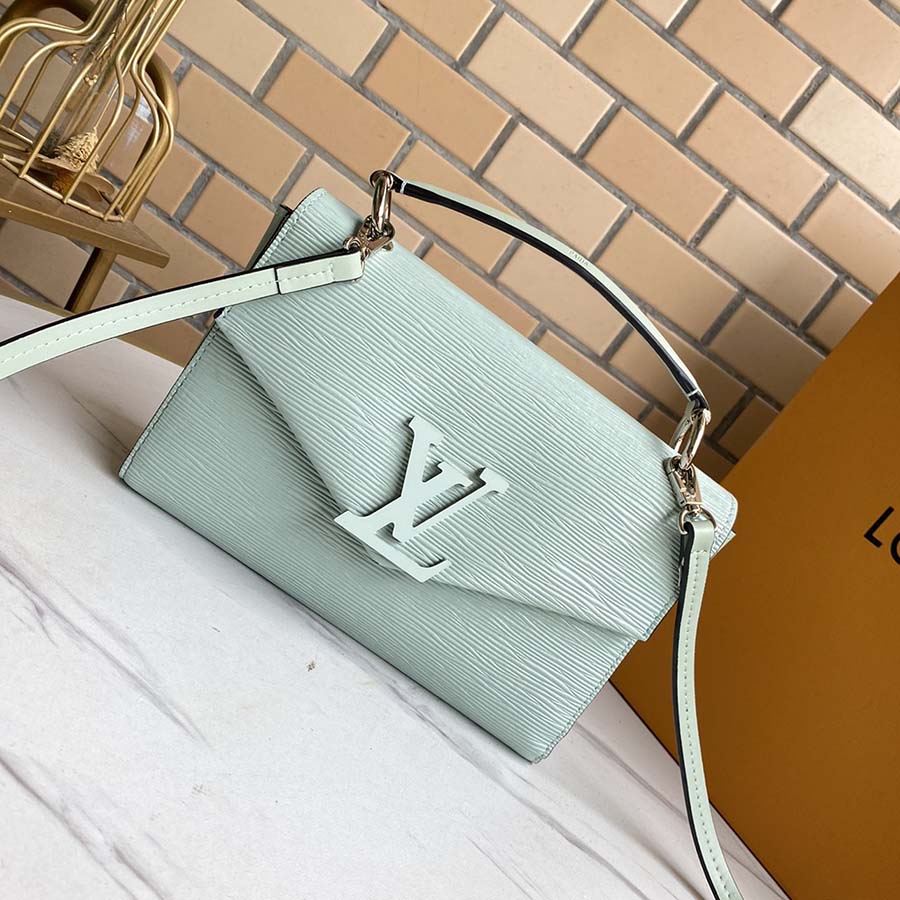 Replica Louis Vuitton Pochette Grenelle Black/White/Green
